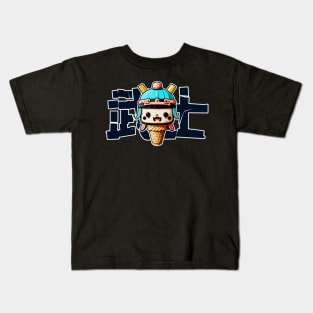 Samurai Ice-Cream ( 武士 ) Kids T-Shirt